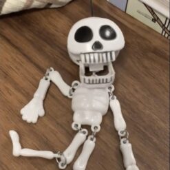 Vibrating Skeleton Pull-Cord Keychain