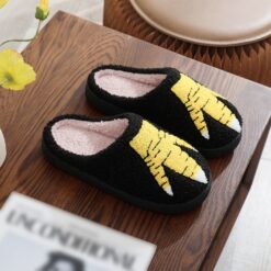 Ugly Chicken-Claw Plush Slippers