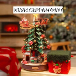 DIY Christmas Tree Music Box Gift